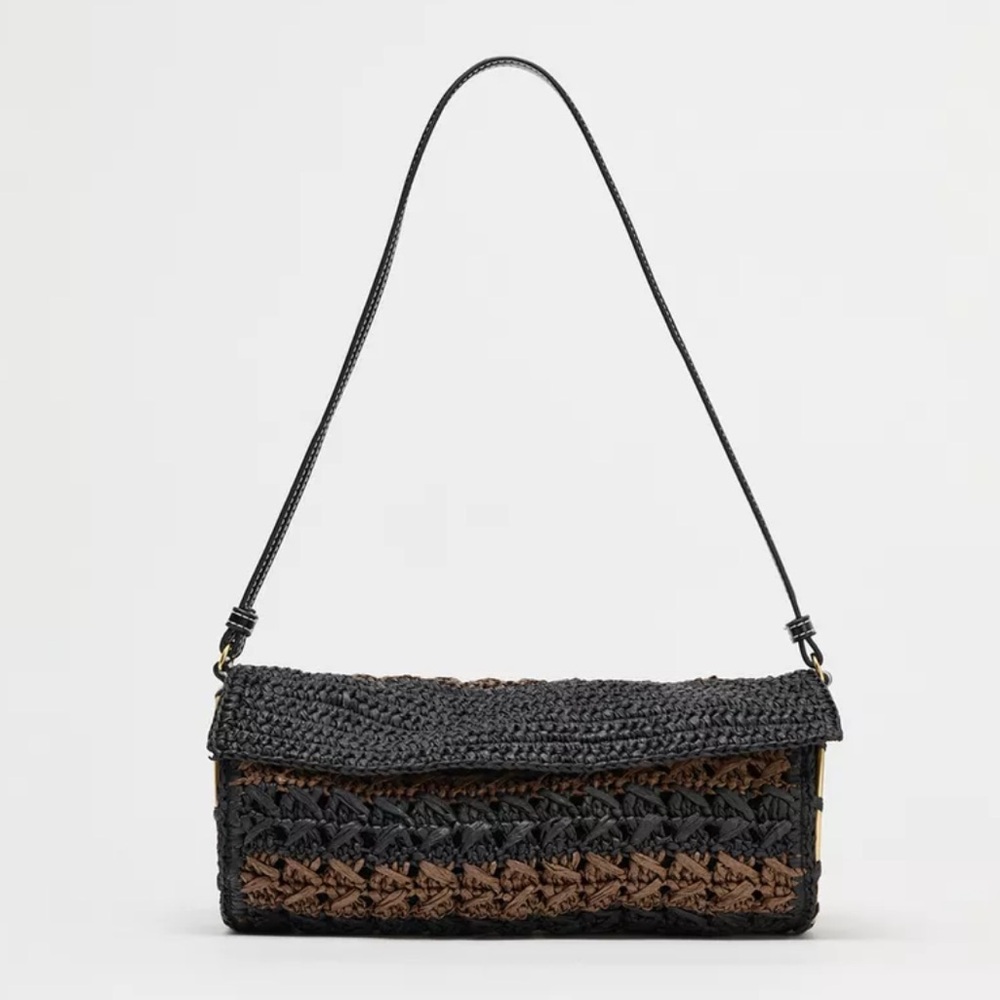 Zara Braided Shoulder Bag NWT - Picture 9 of 9